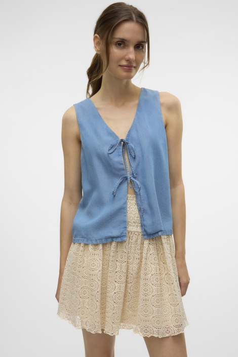 Vero Moda vmfleur sl string 2way tencel top g